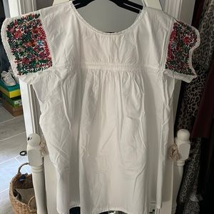 Embroidery top madewell